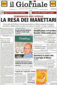 Portada de il Giornale (Italia)