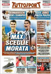 Portada de Tuttosport (Italia)
