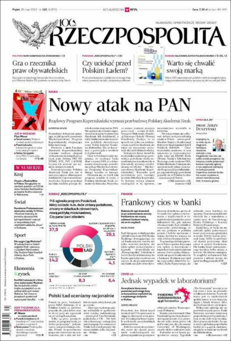 Portada de Rzeczpospolita (Polonia)