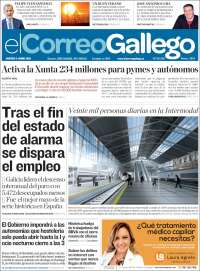 Portada de El Correo Gallego (Espa&ntilde;a)