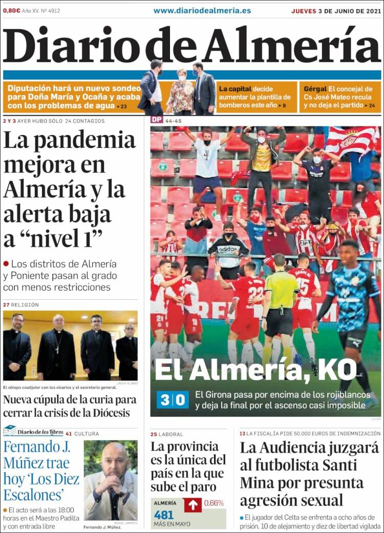 Portada de Diario de Almería (Espa&ntilde;a)