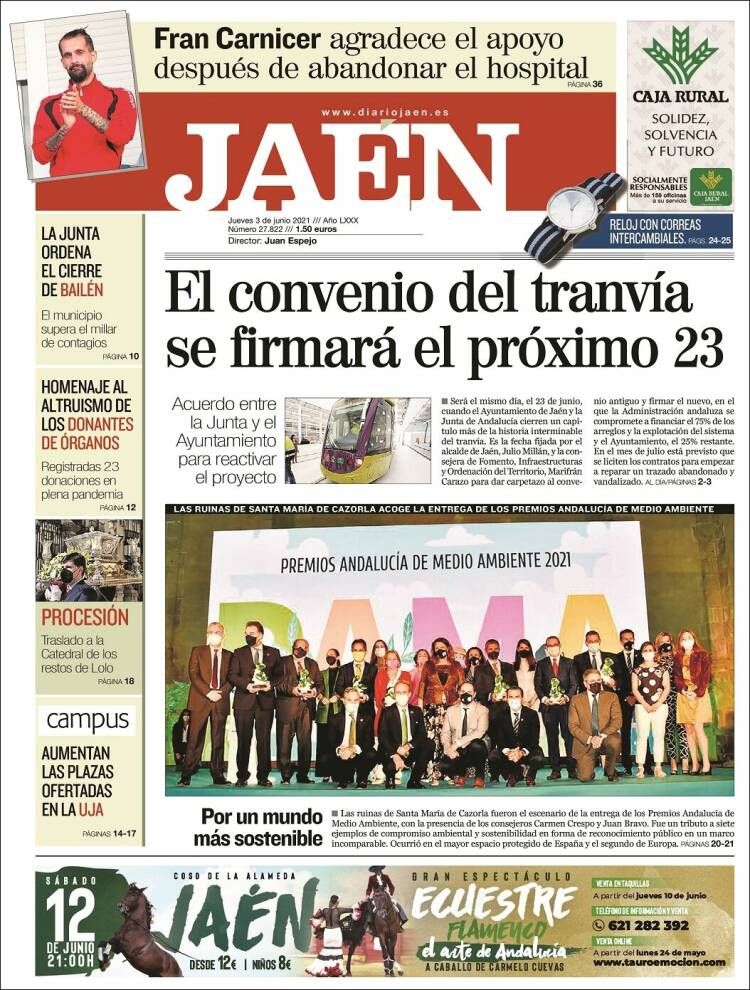 Portada de Diario Jaén (Espa&ntilde;a)