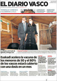 Portada de Diario Vasco (España)