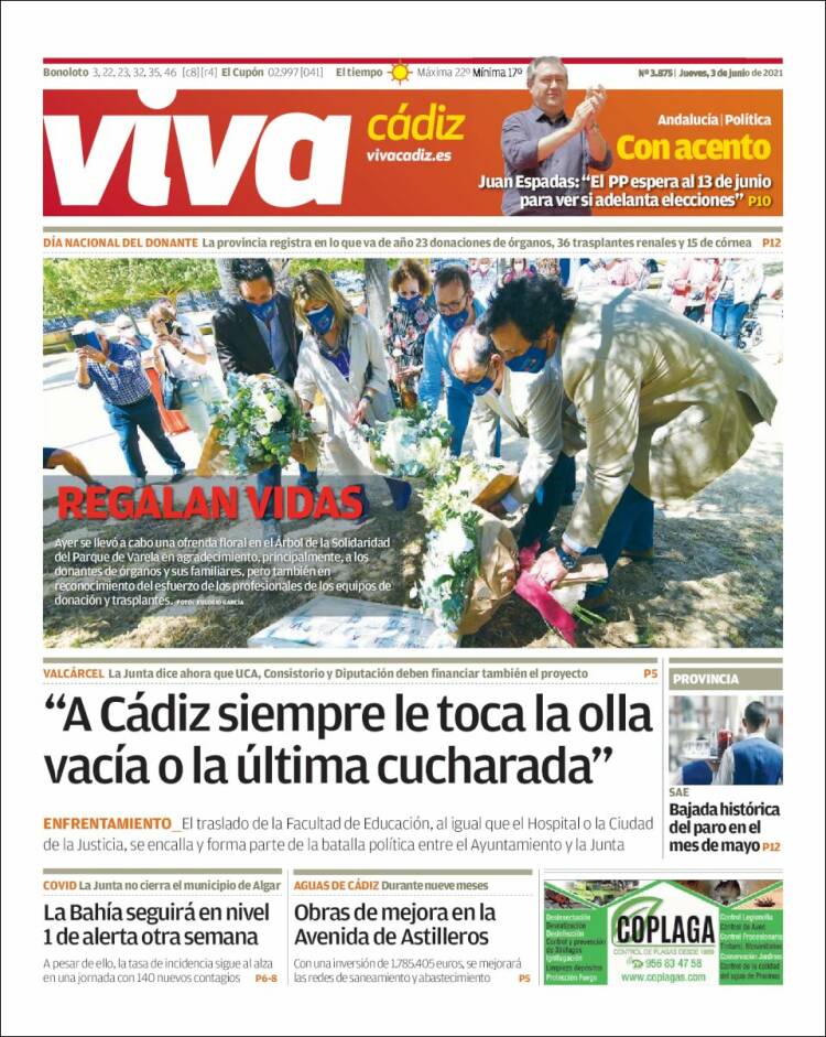 Portada de Información - Cadiz (Espa&ntilde;a)