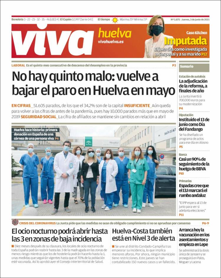 Portada de Viva Huelva (Espa&ntilde;a)