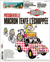 Portada de Libération (Francia)