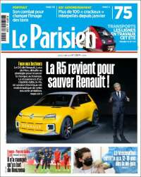 Portada de Le Parisien (France)