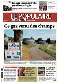 Portada de Le Populaire du Centre (Francia)