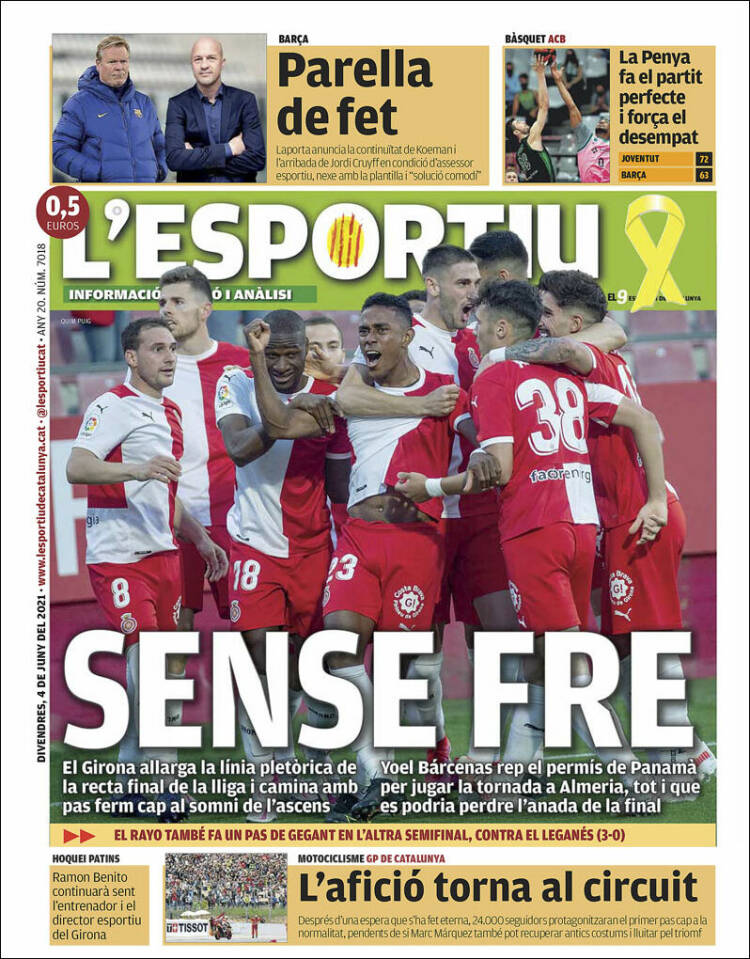 Portada de L'Esportiu : Girona (España)