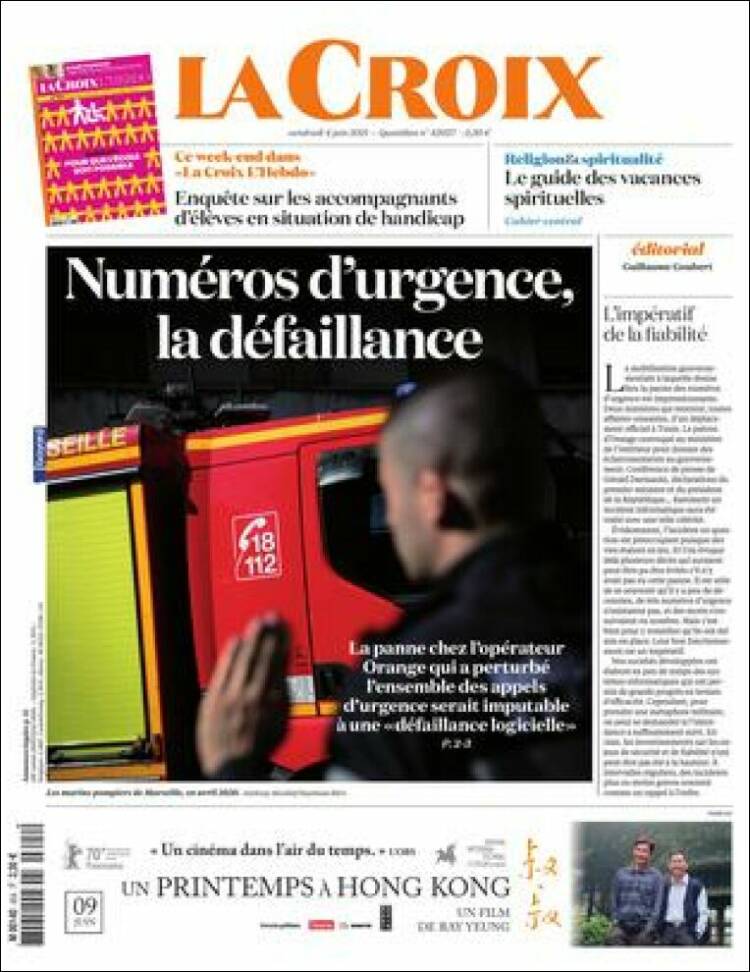 Portada de La Croix (France)