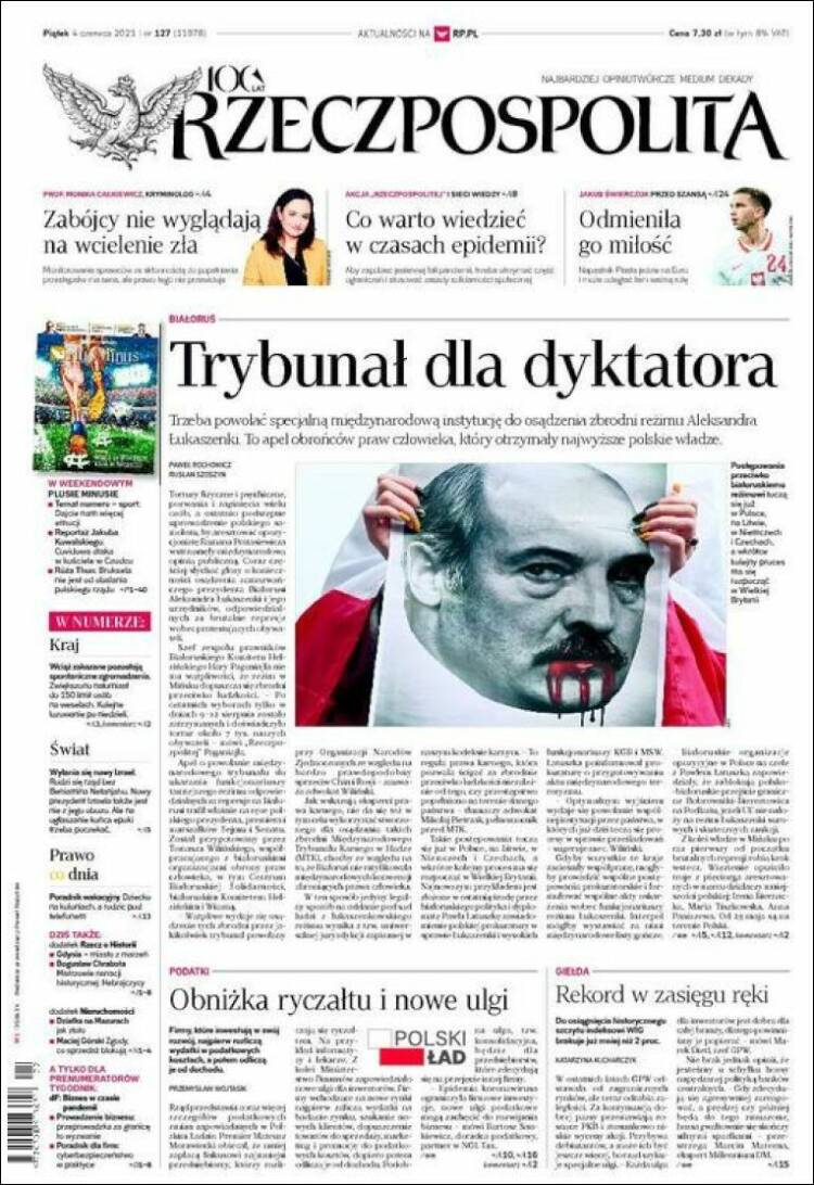 Portada de Rzeczpospolita (Polonia)