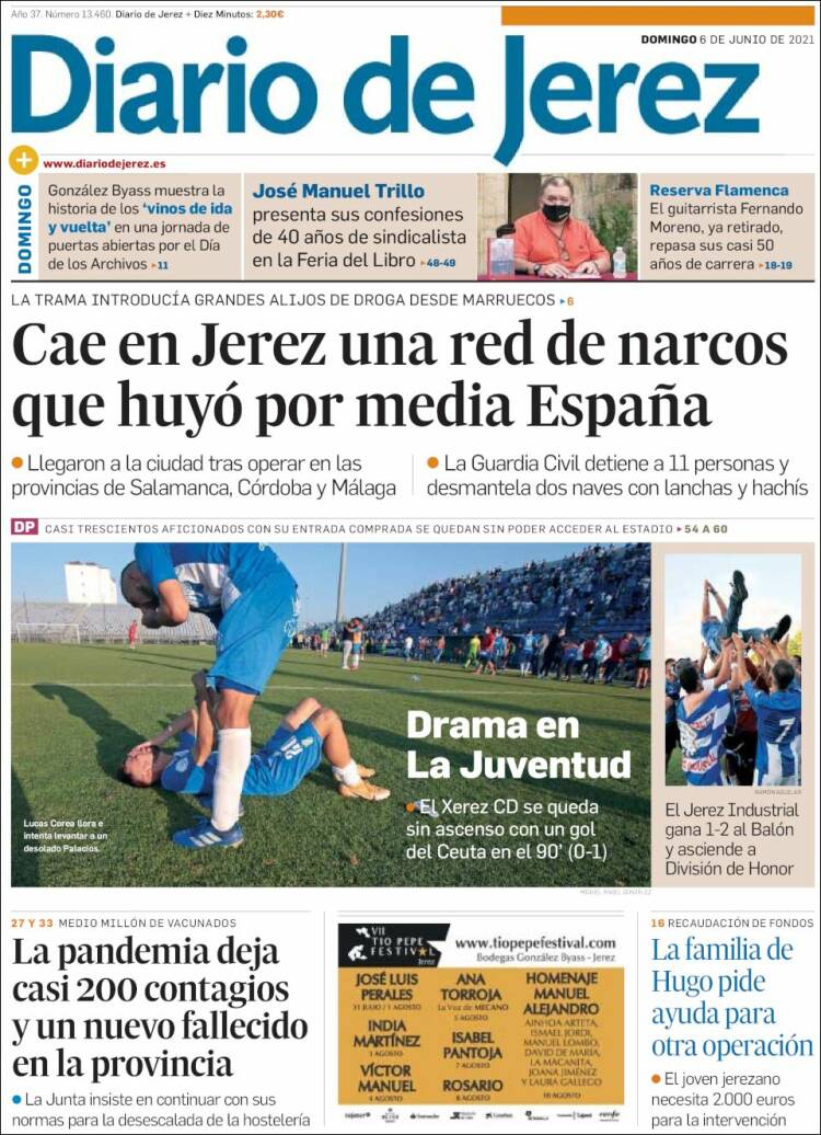 Portada de Diario de Jerez (España)