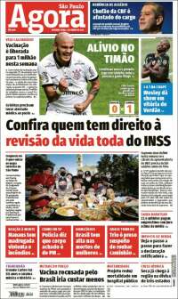 Portada de Jornal Agora (Brasil)