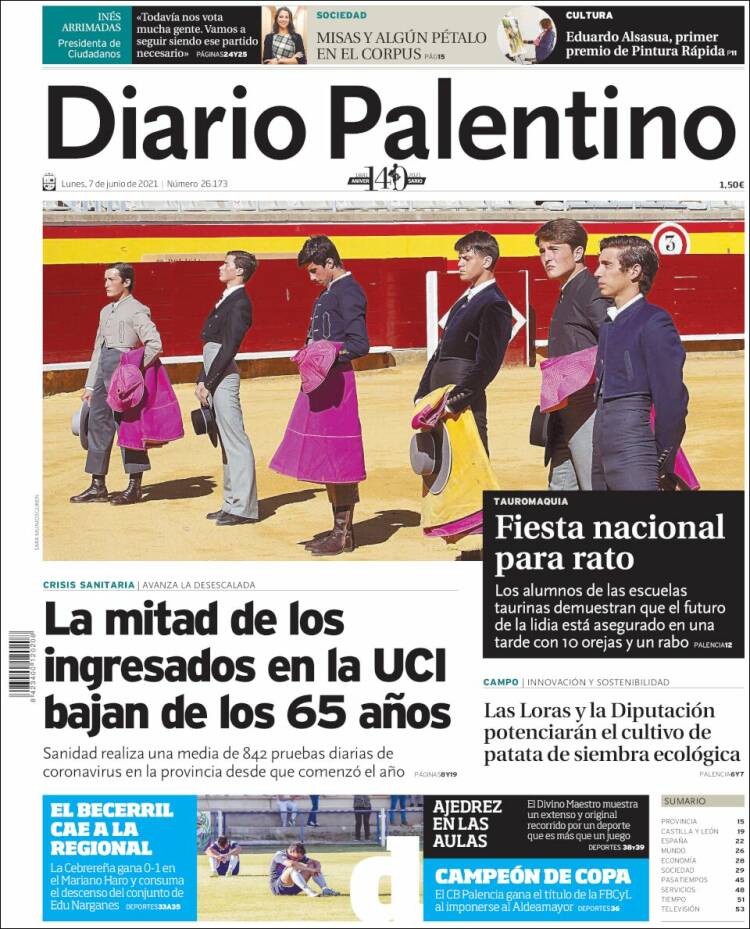 Portada de Diario Palentino (España)
