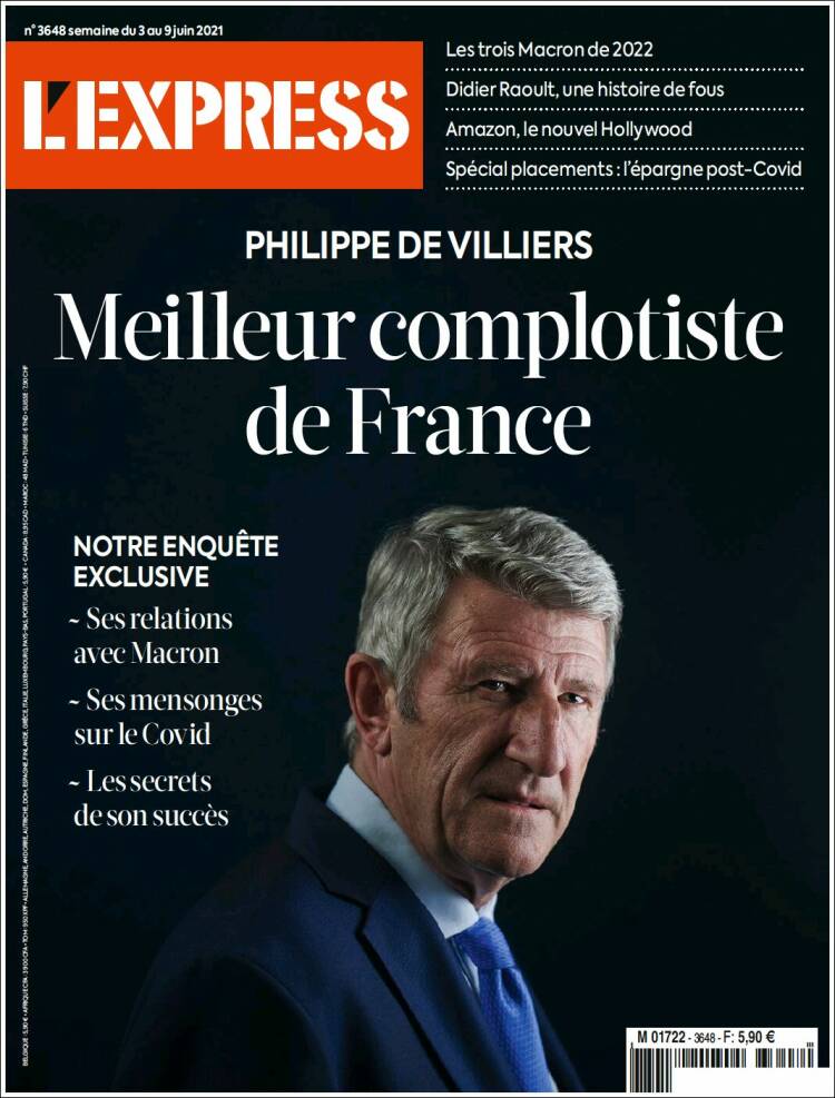 Portada de L'Express (France)