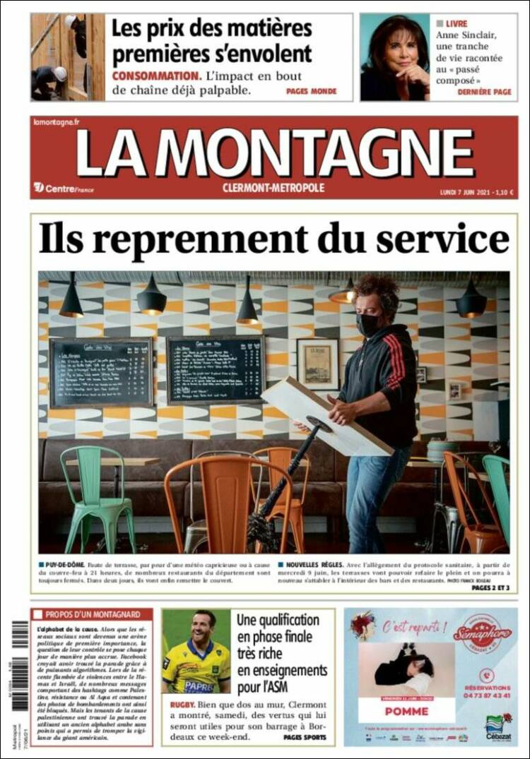 Portada de La Montagne (France)