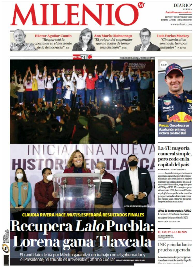 Portada de Milenio de Puebla (M&eacute;xico)