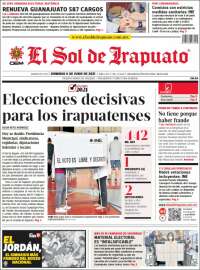 Portada de El Sol de Irapuato (M&eacute;xico)