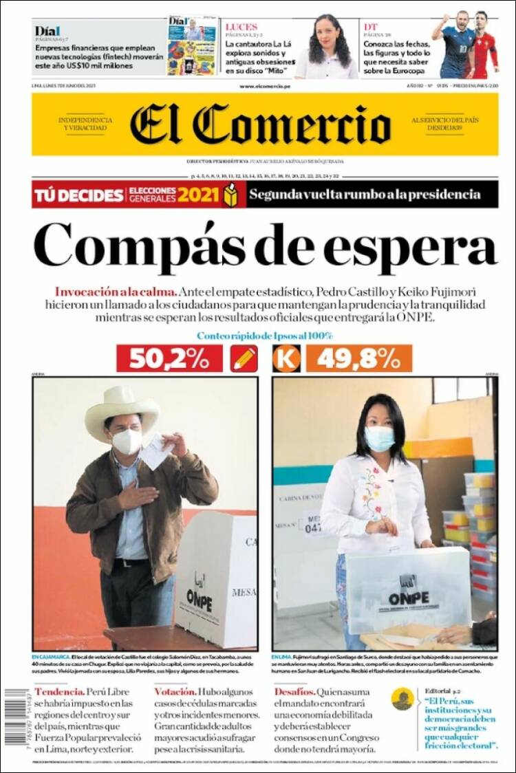 Conoce los cinco principales periódicos del Perú