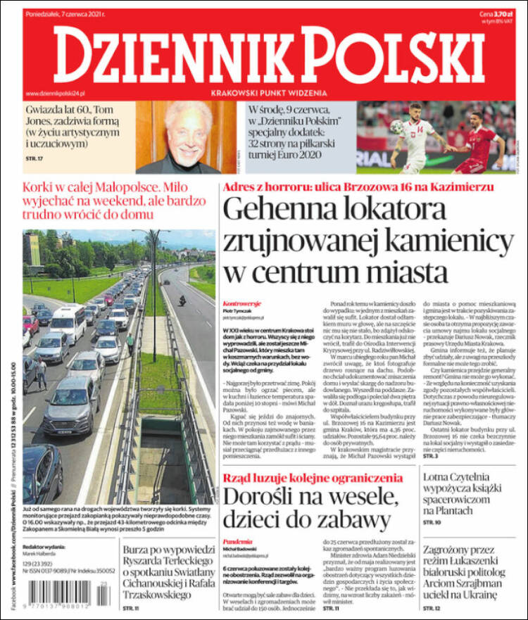 Portada de Dziennik (Polonia)