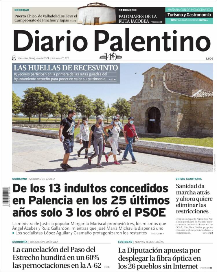 Portada de Diario Palentino (Espagne)