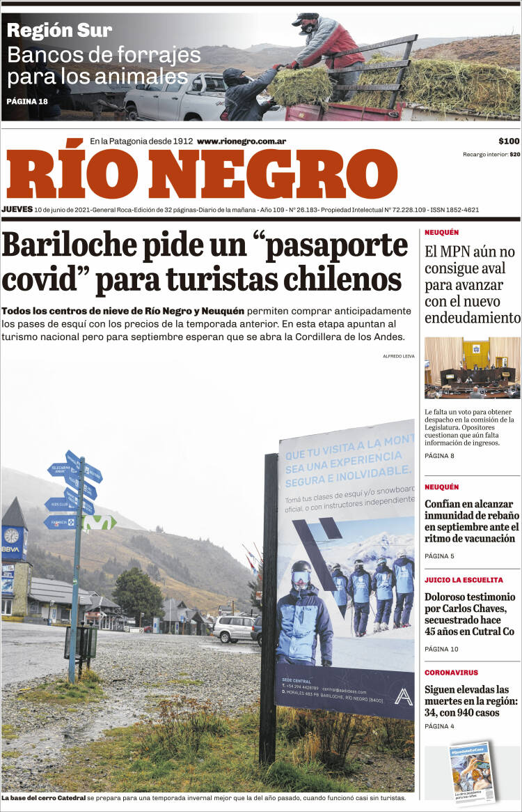 Portada de Rio Negro (Argentina)