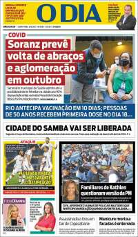 Portada de O Dia (Brasil)