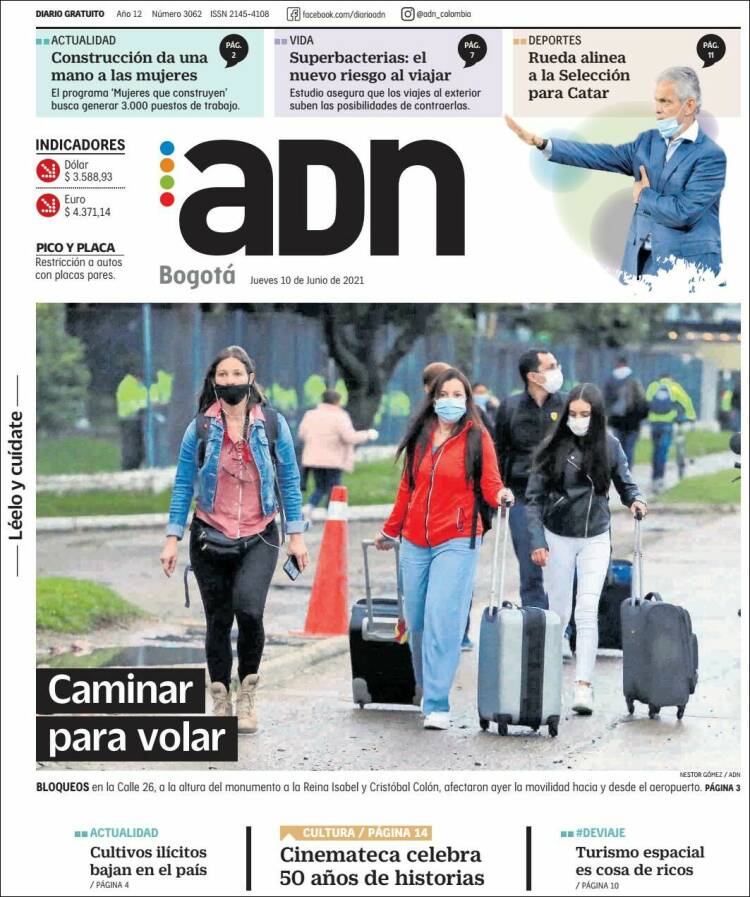 Portada de ADN - Bogotá (Colombia)
