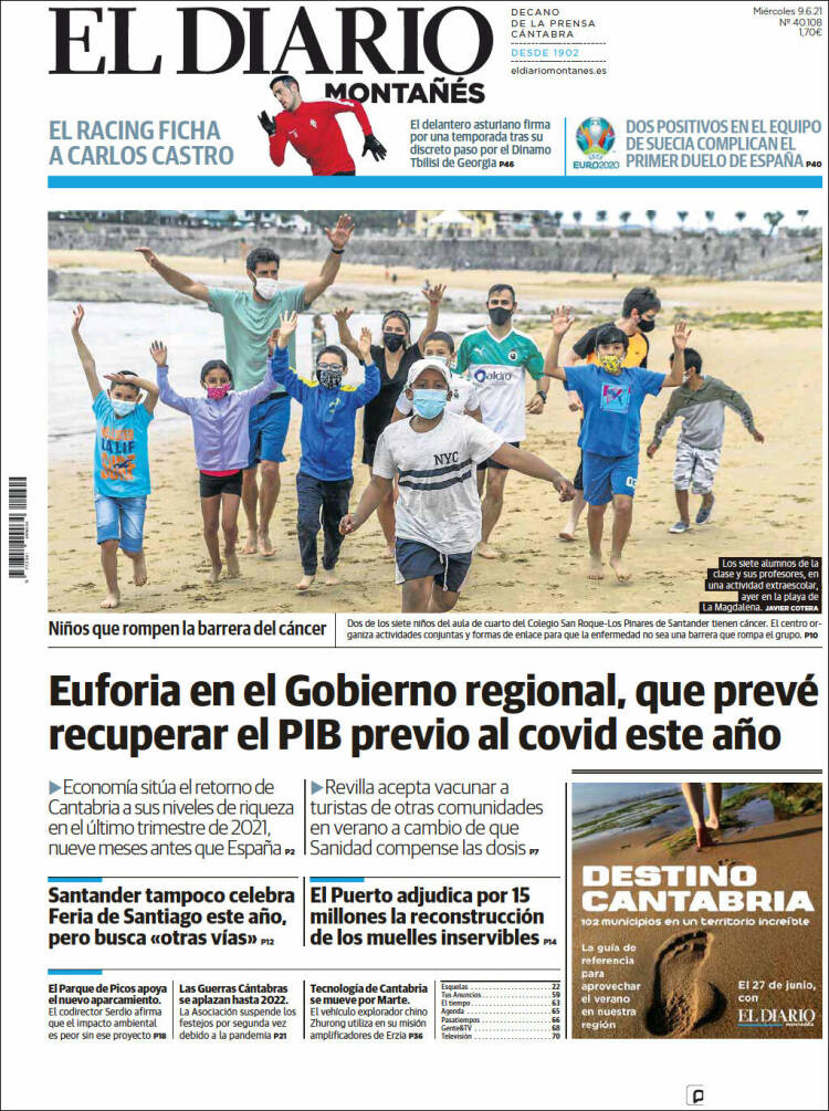 Portada de El Diario Montañés (Spain)