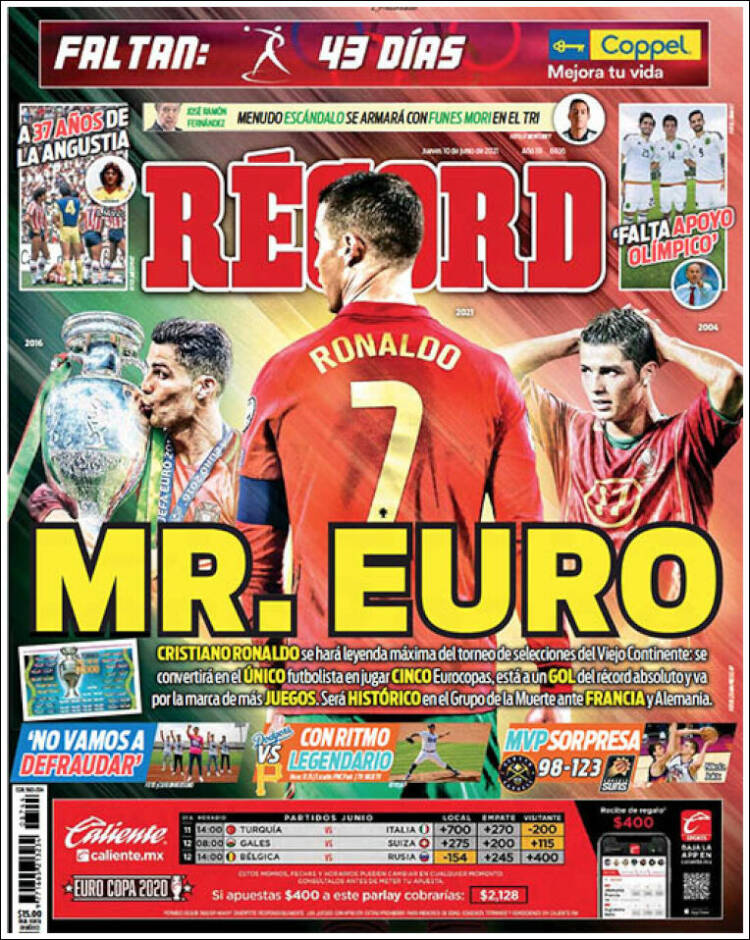 Portada de Record (México)