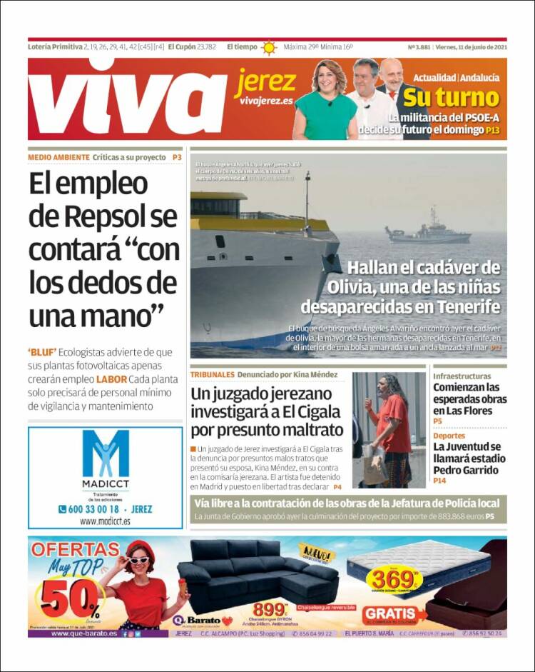 Portada de Información - Jerez (España)