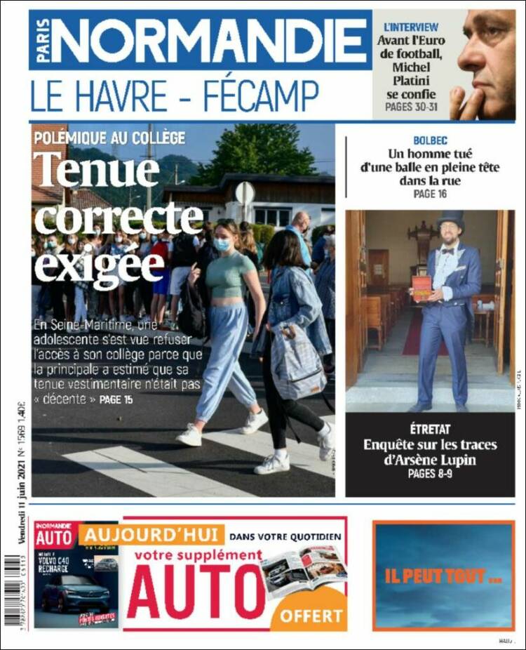 Portada de Le Havre Libre (Francia)