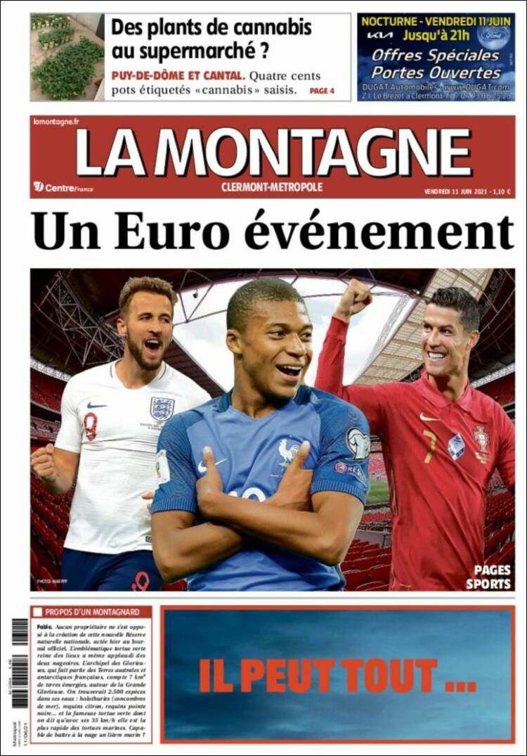 Portada de La Montagne (Francia)