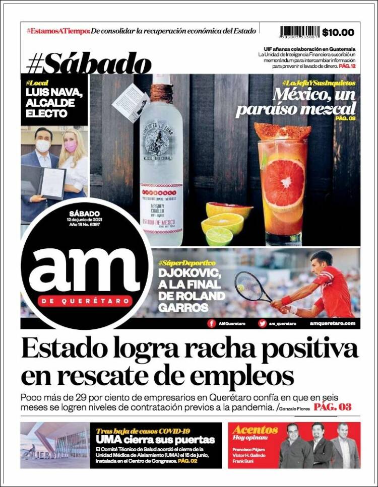 Portada de A.M. Querétaro (México)