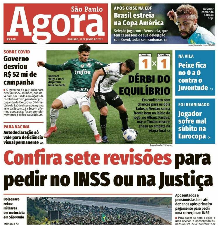 Portada de Jornal Agora (Brasil)