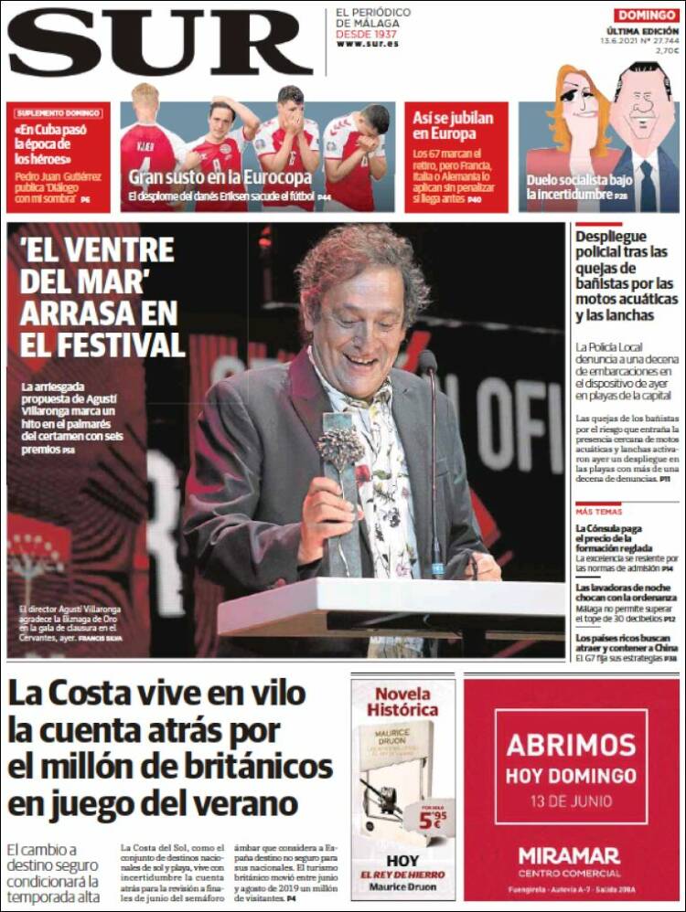 Portada de Diario el Sur (Espa&ntilde;a)