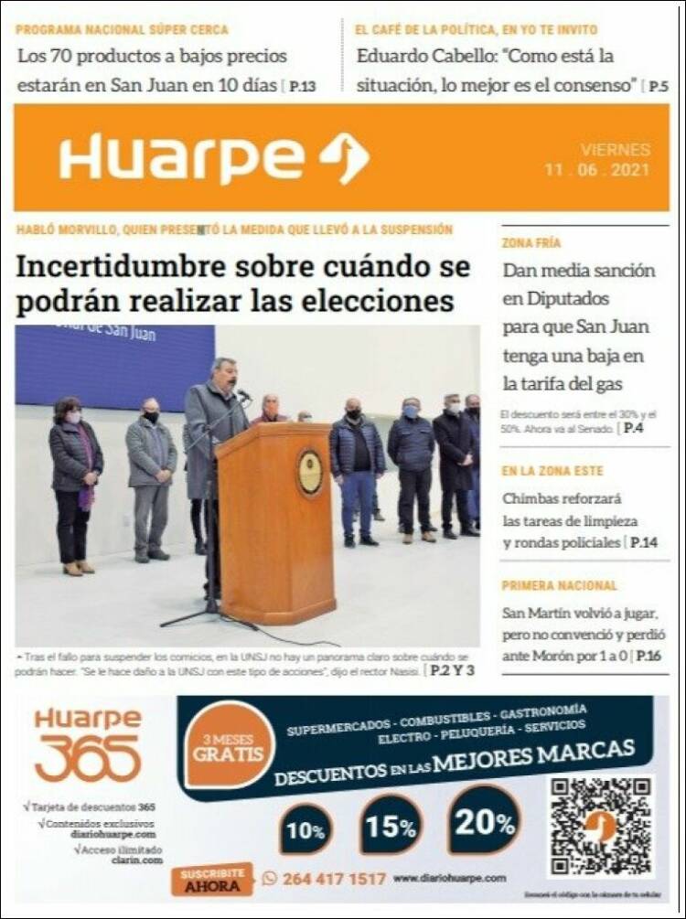 Portada de Huarpe (Argentina)