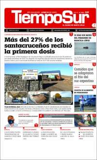 Portada de Tiempo Sur (Argentina)