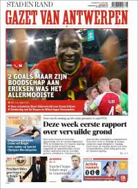 Portada de Gazet van Antwerpen (Belgique)