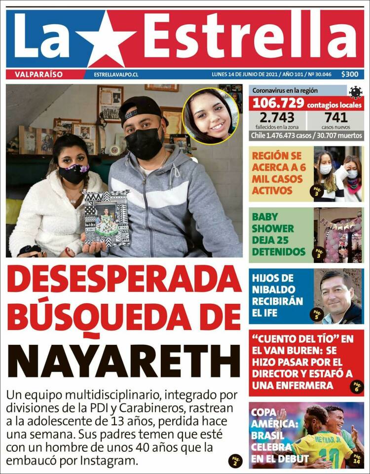 Portada de Estrella de Valparaiso (Chile)