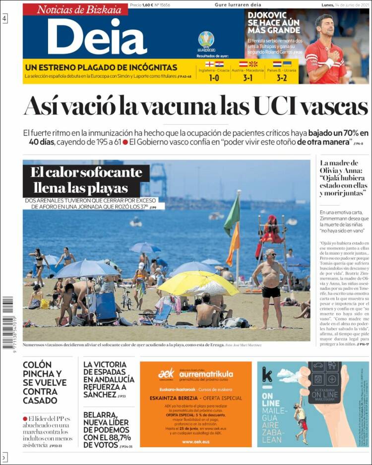 Portada de Deia (Espa&ntilde;a)