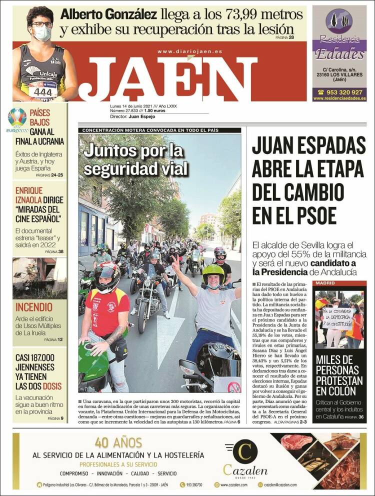 Portada de Diario Jaén (Espa&ntilde;a)