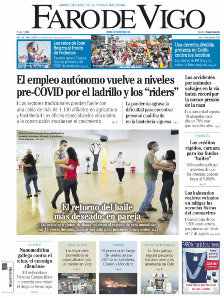 Portada de Faro de Vigo (Espa&ntilde;a)