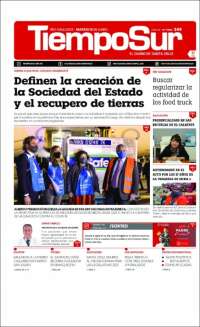 Portada de Tiempo Sur (Argentina)