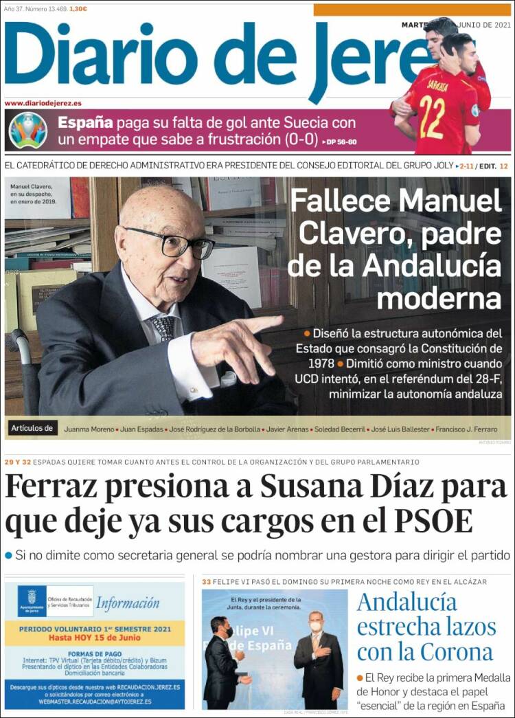 Portada de Diario de Jerez (España)