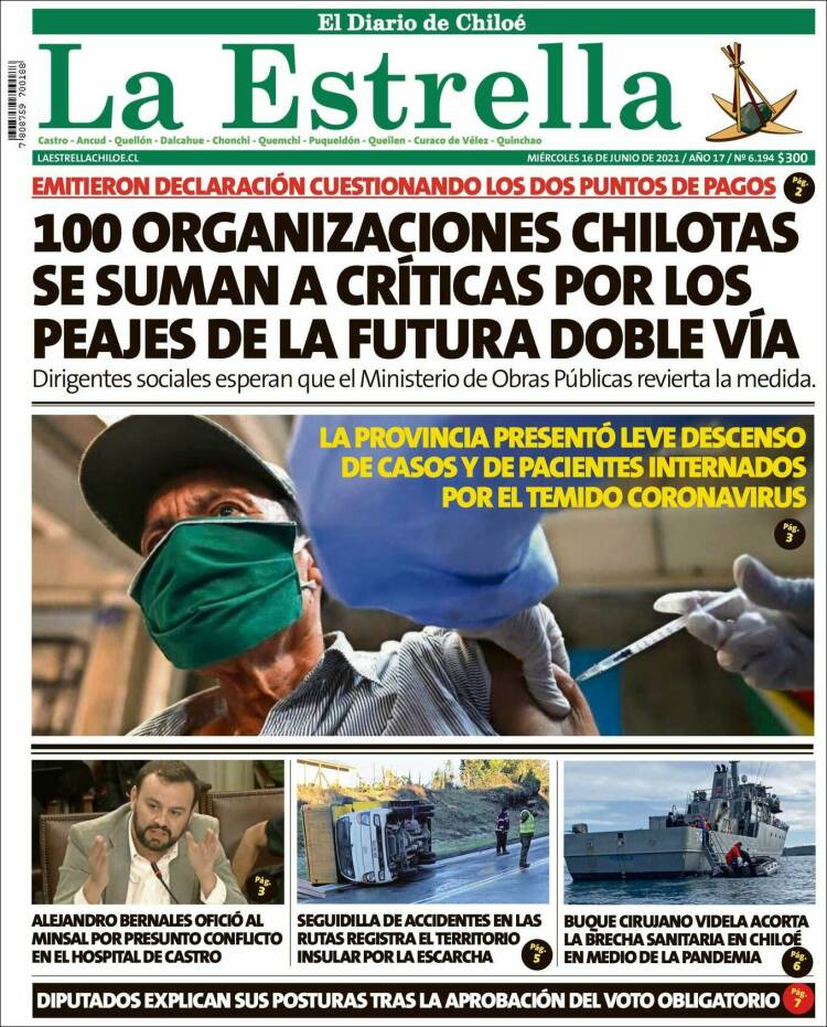 Portada de Estrella de Chiloé (Chile)