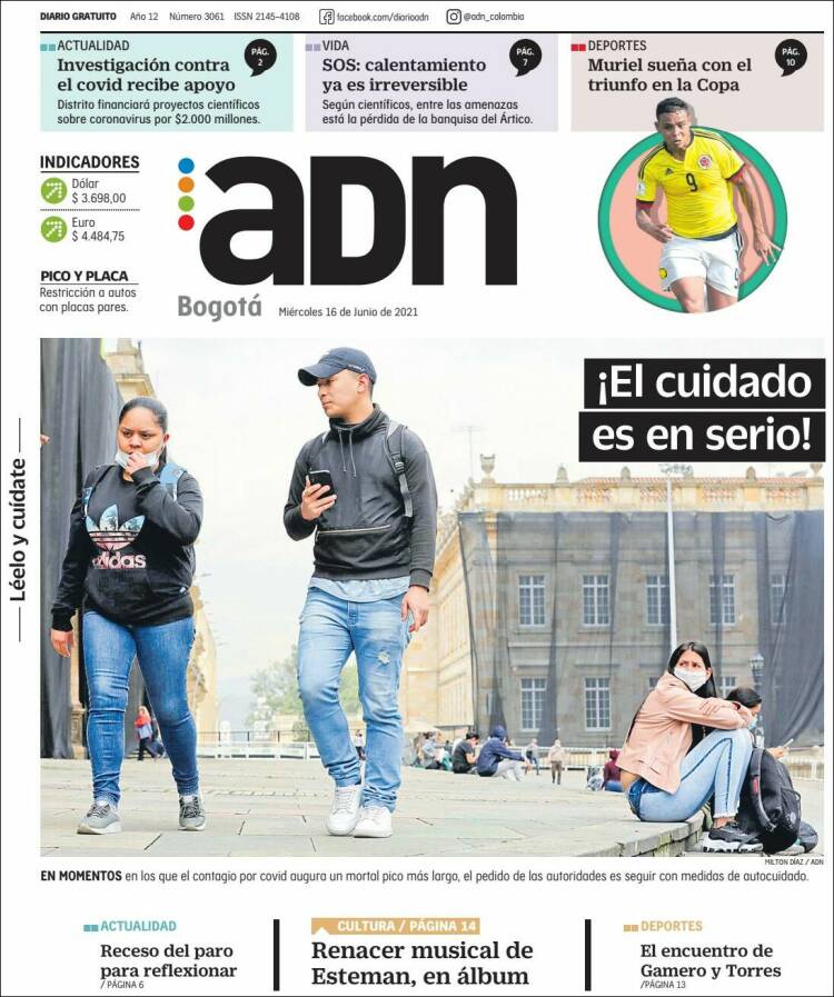 Portada de ADN - Bogotá (Colombia)