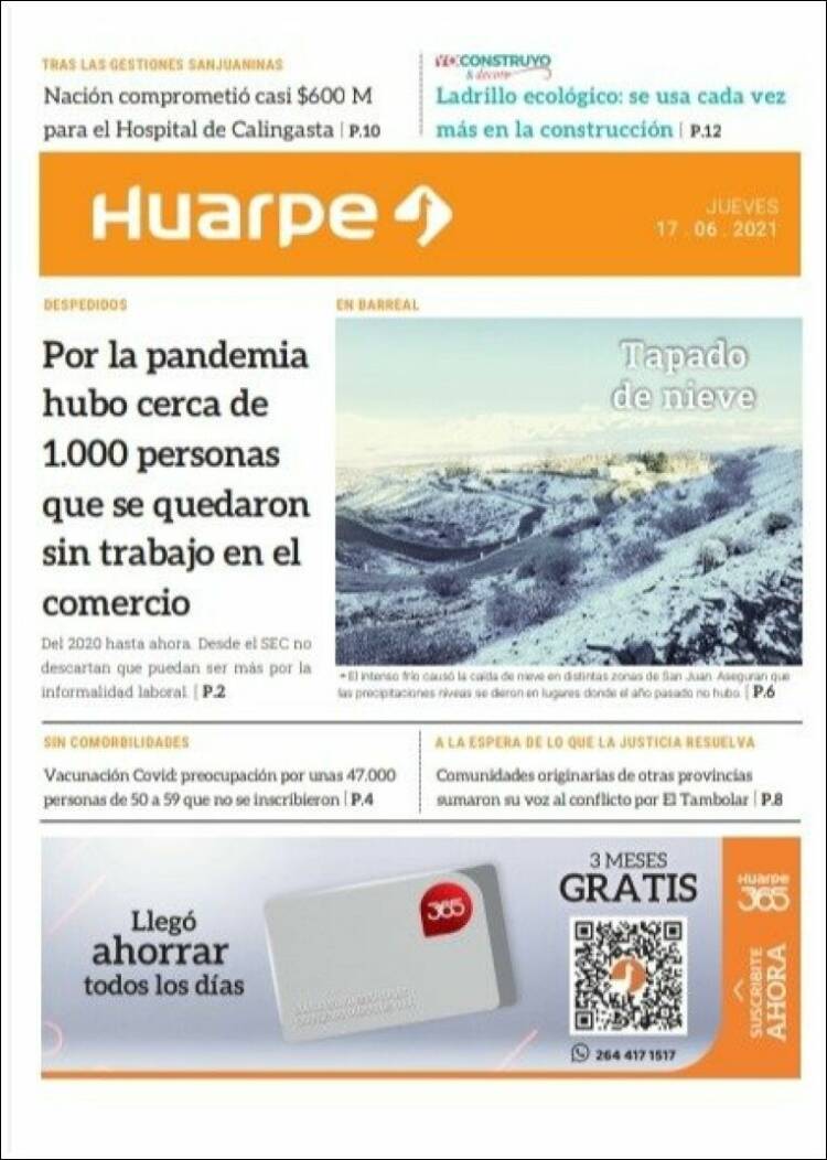 Portada de Huarpe (Argentina)
