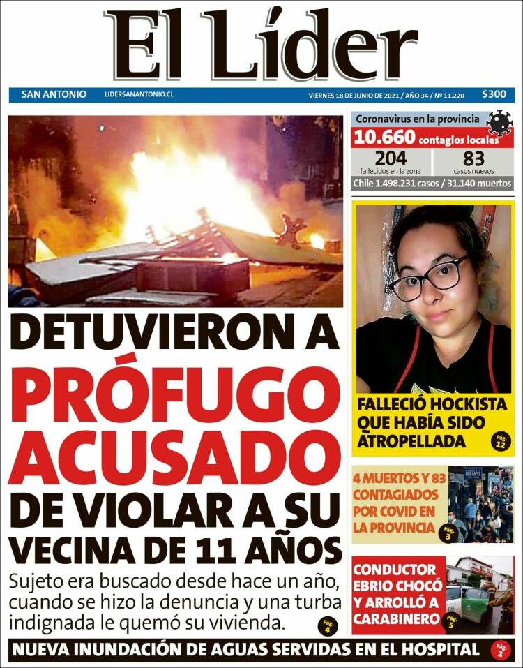 Portada de Lider de San Antonio (Chile)