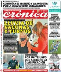 Portada de Crónica (Argentina)